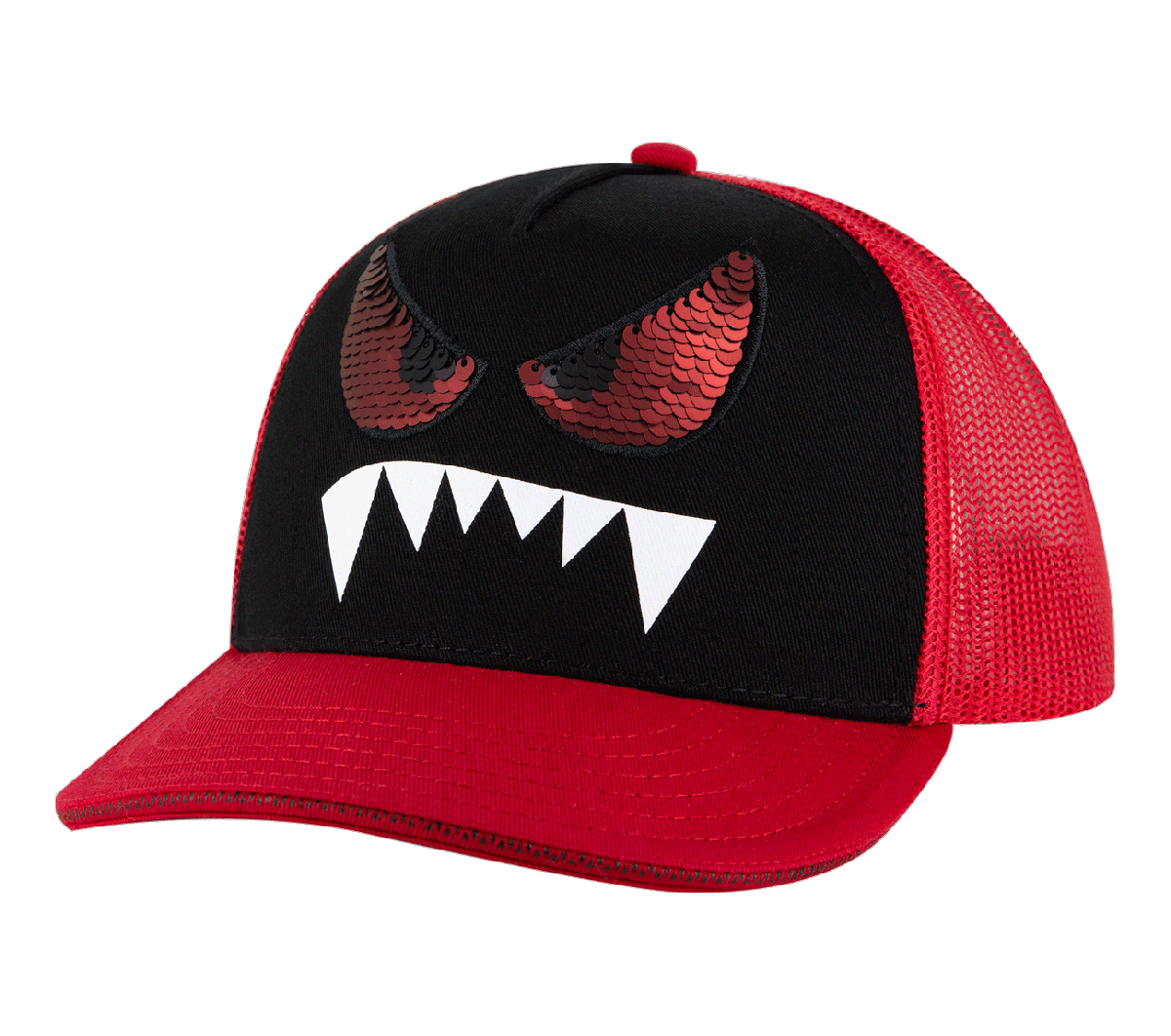 Monster Eyes Trucker Hat Women|Men Skechers discount