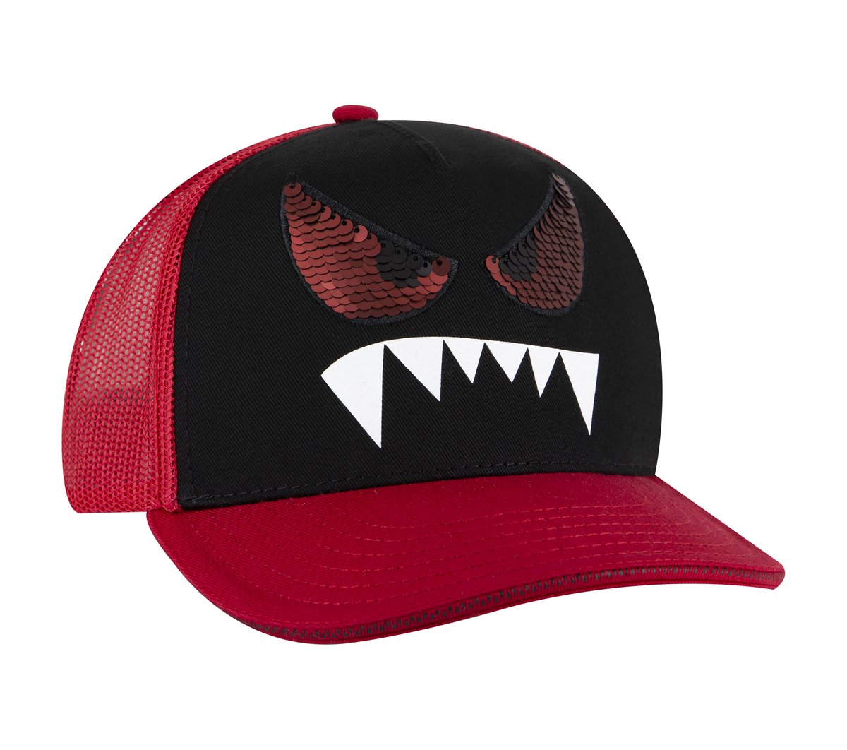 Monster Eyes Trucker Hat Women|Men Skechers discount