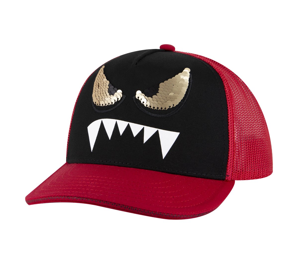 Monster Eyes Trucker Hat Women|Men Skechers discount