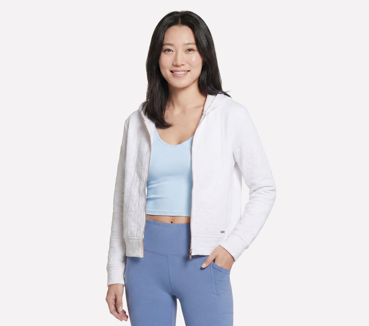 GO WALK Cozy Fit Diamond Jacket Women Skechers outlet