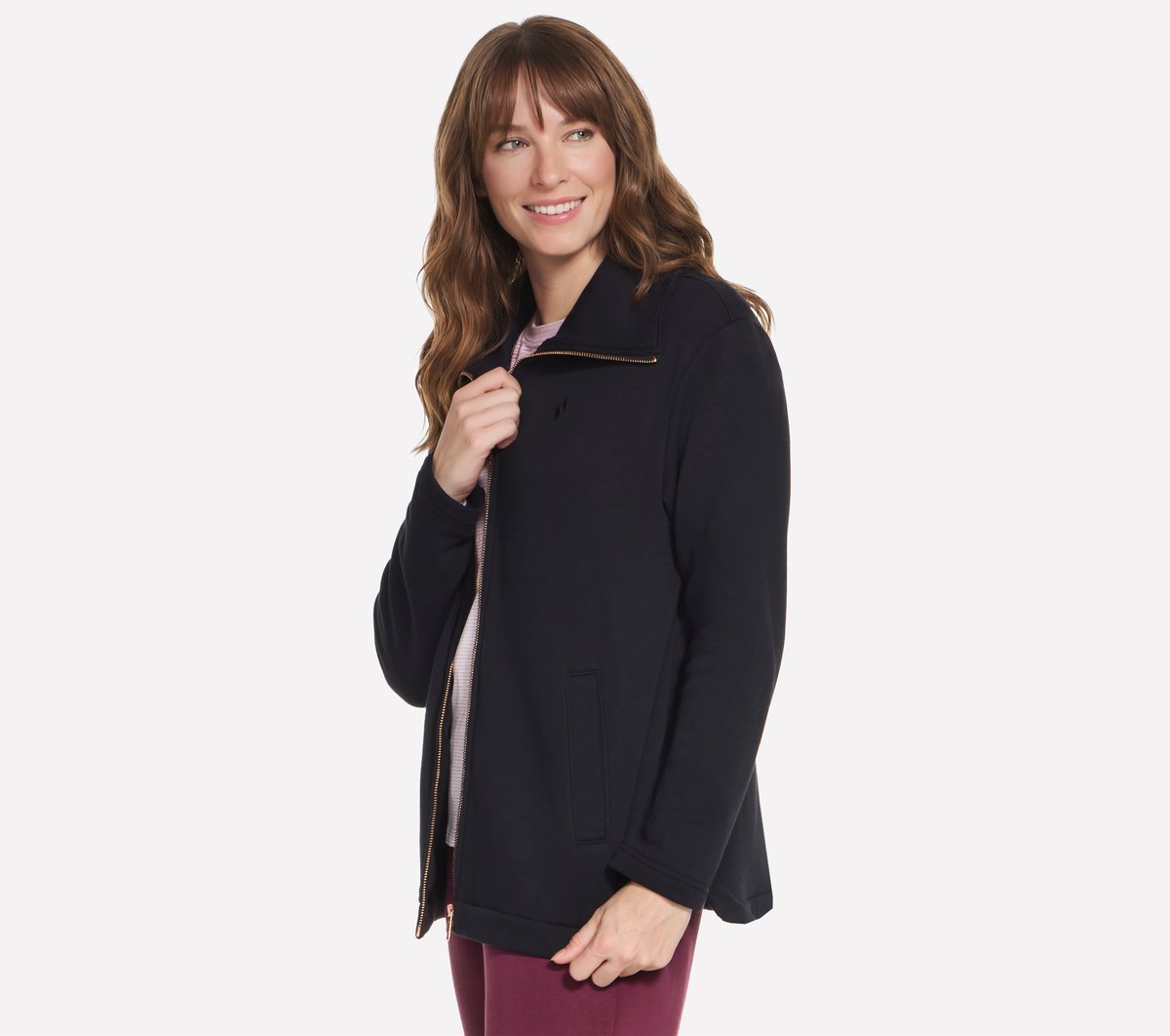 GO SNUGGLE Tunic Full Zip Jacket Women Skechers outlet