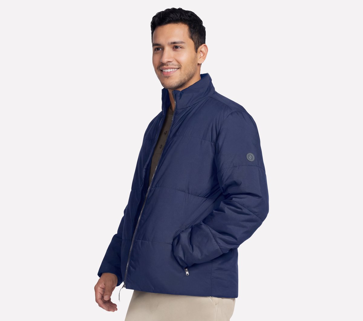 GO SHIELD Cozy Fit Traverse Down Jacket Men Skechers on sale