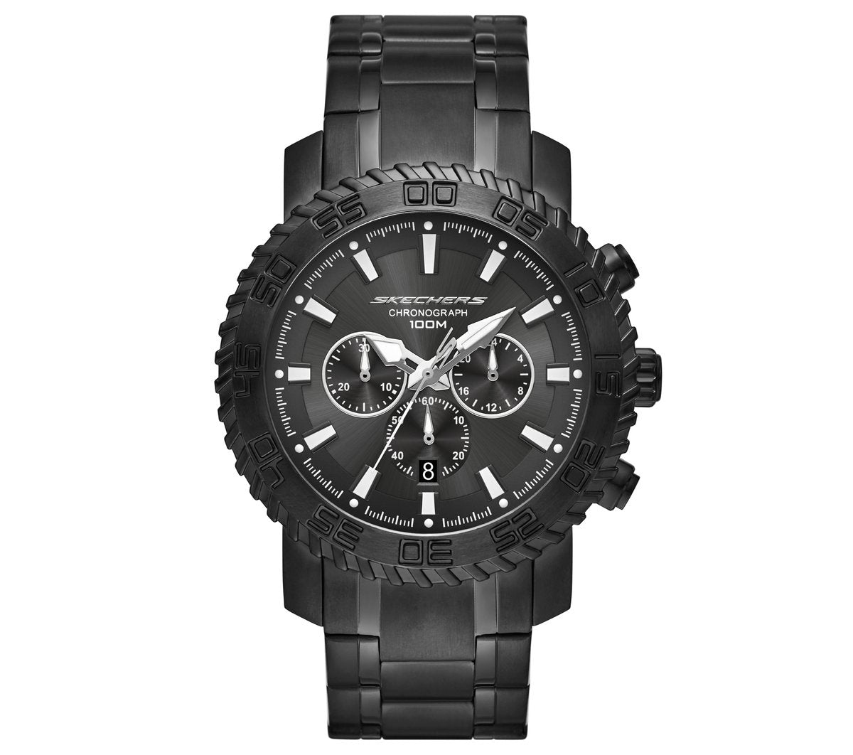 Stainless Steel Chronograph Watch Men Skechers discount
