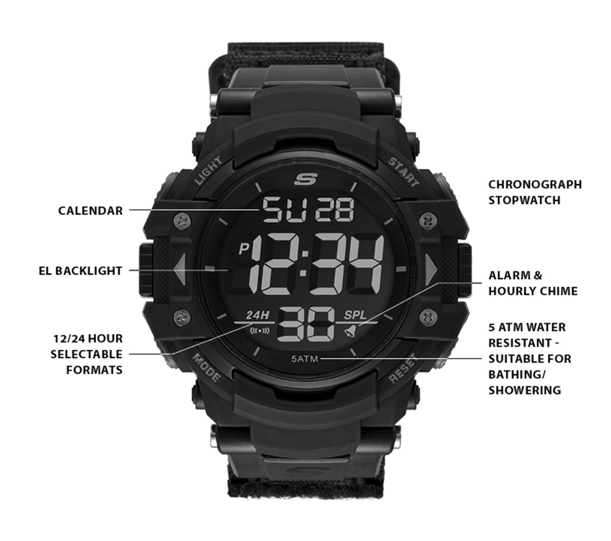 Keats Digital Watch Men Skechers for sale