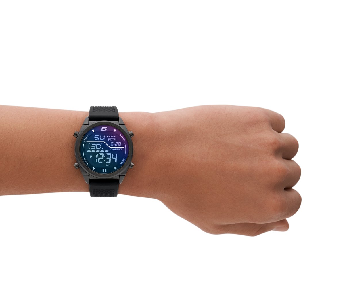 Accessories Blue Face Digital Watch Men Skechers outlet