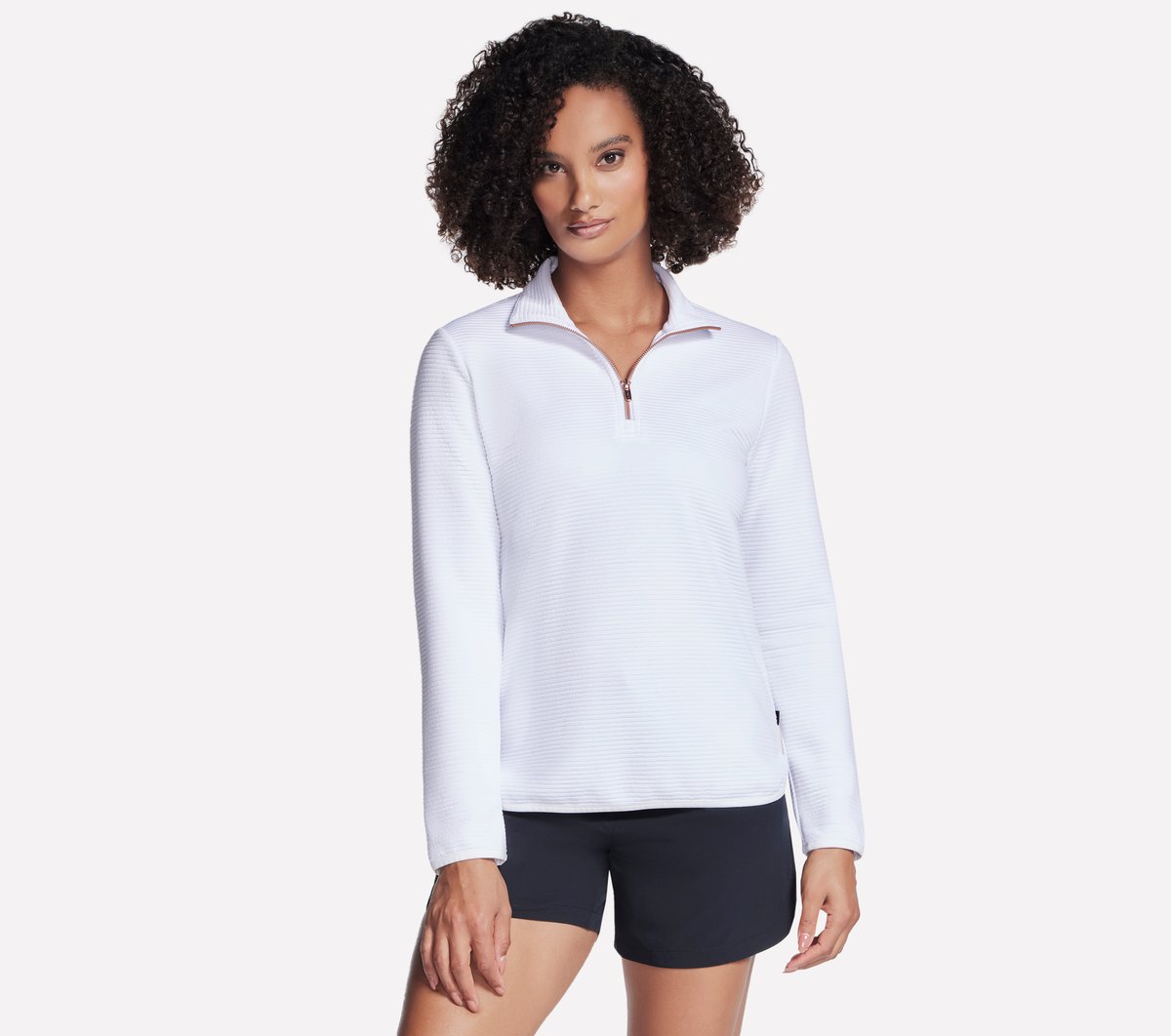 Soft Knit Ottoman 1/4 Zip Women Skechers us