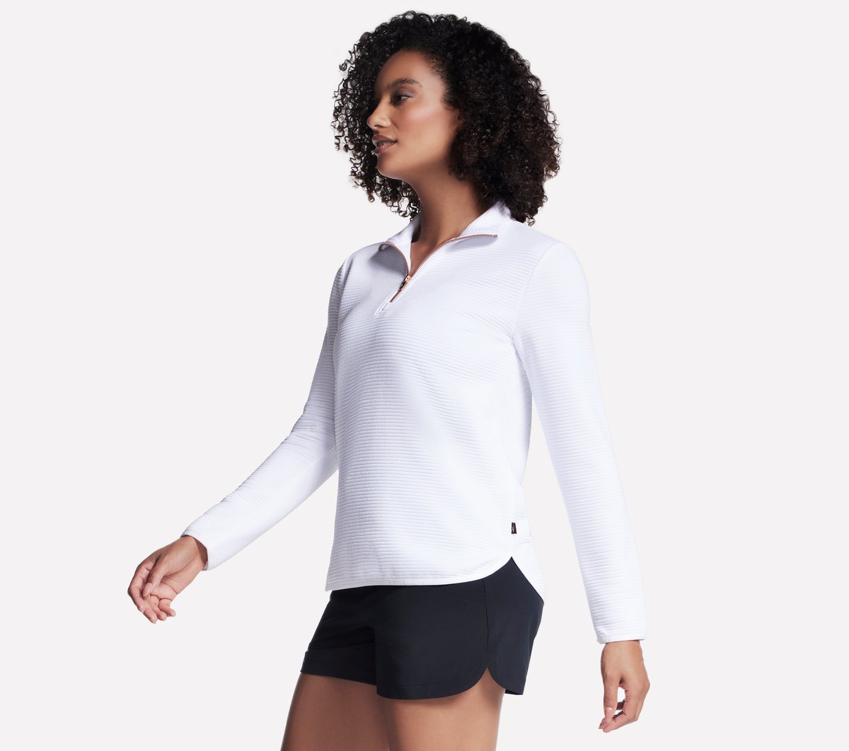 Soft Knit Ottoman 1/4 Zip Women Skechers us