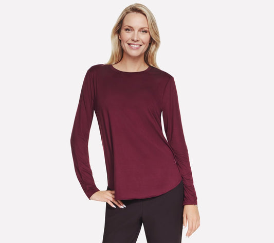 GO DRI Swift Long Sleeve Tunic Crew Women Skechers us