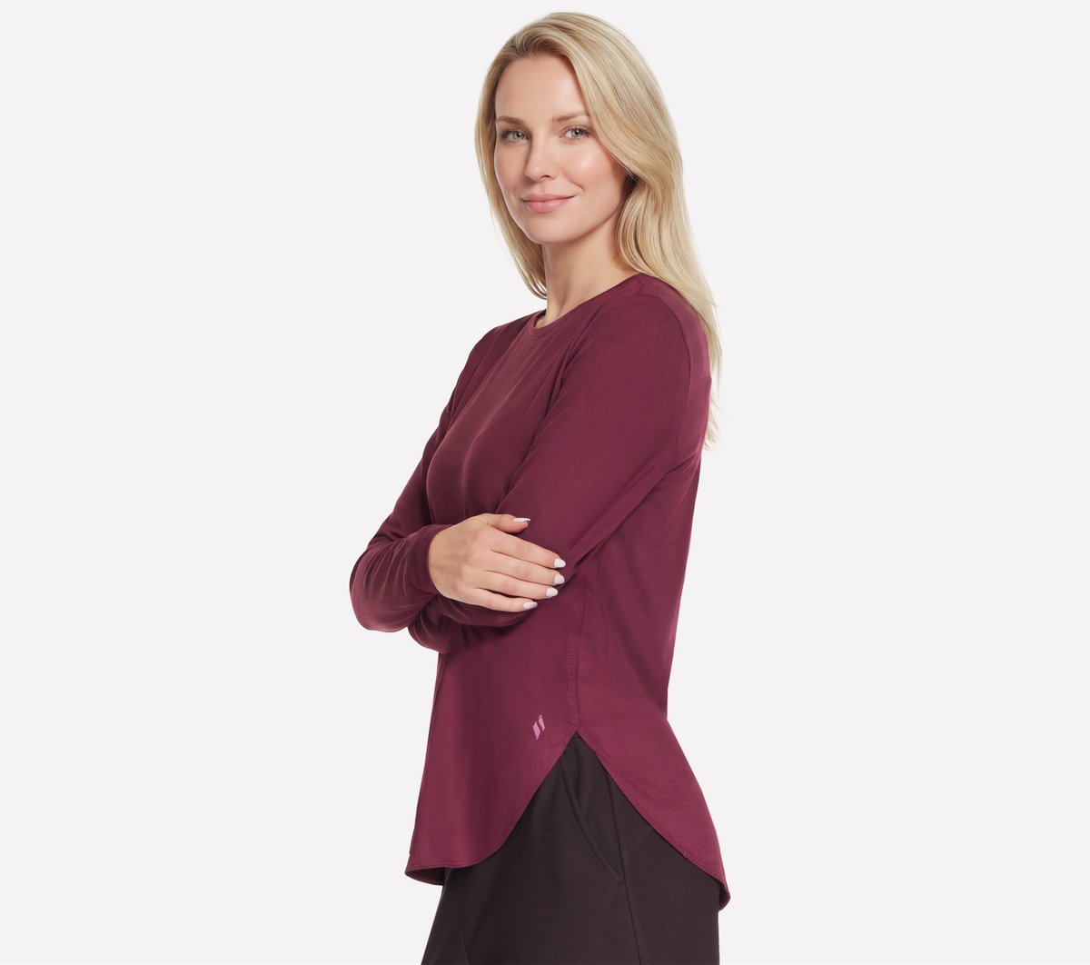 GO DRI Swift Long Sleeve Tunic Crew Women Skechers us