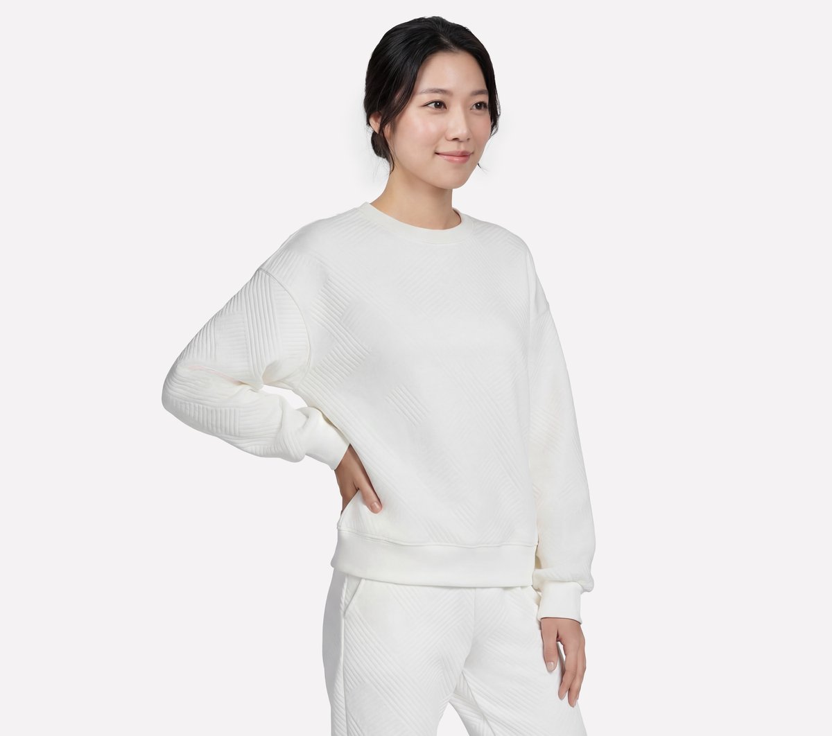 Downtown Cozy Fit Long Sleeve Crew Women Skechers for sale