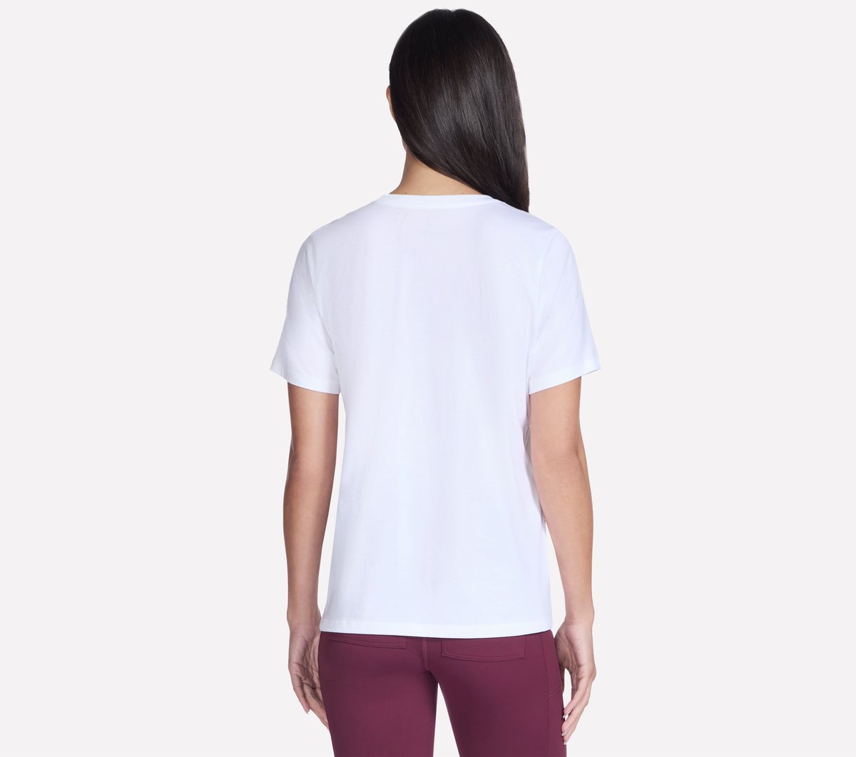 Floral Diamond Short Sleeve Tee Women Skechers for sale