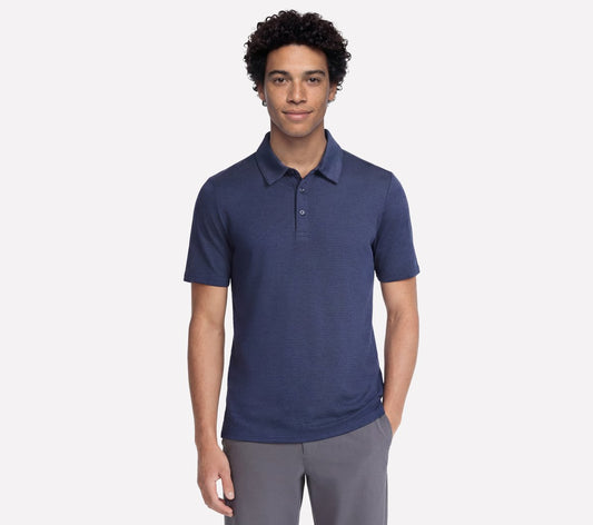 GO GOLF GO DRI All Day Stripe Polo Men Skechers for sale