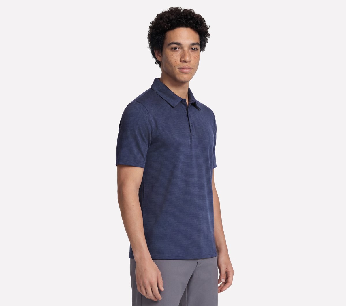 GO GOLF GO DRI All Day Stripe Polo Men Skechers for sale