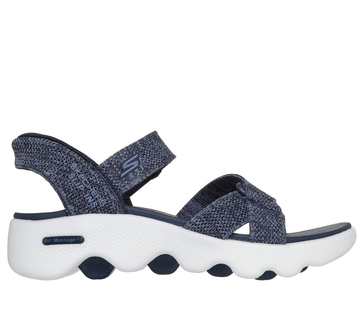 Slip-ins: GO WALK Massage Fit Sandal - Heather Women Skechers online