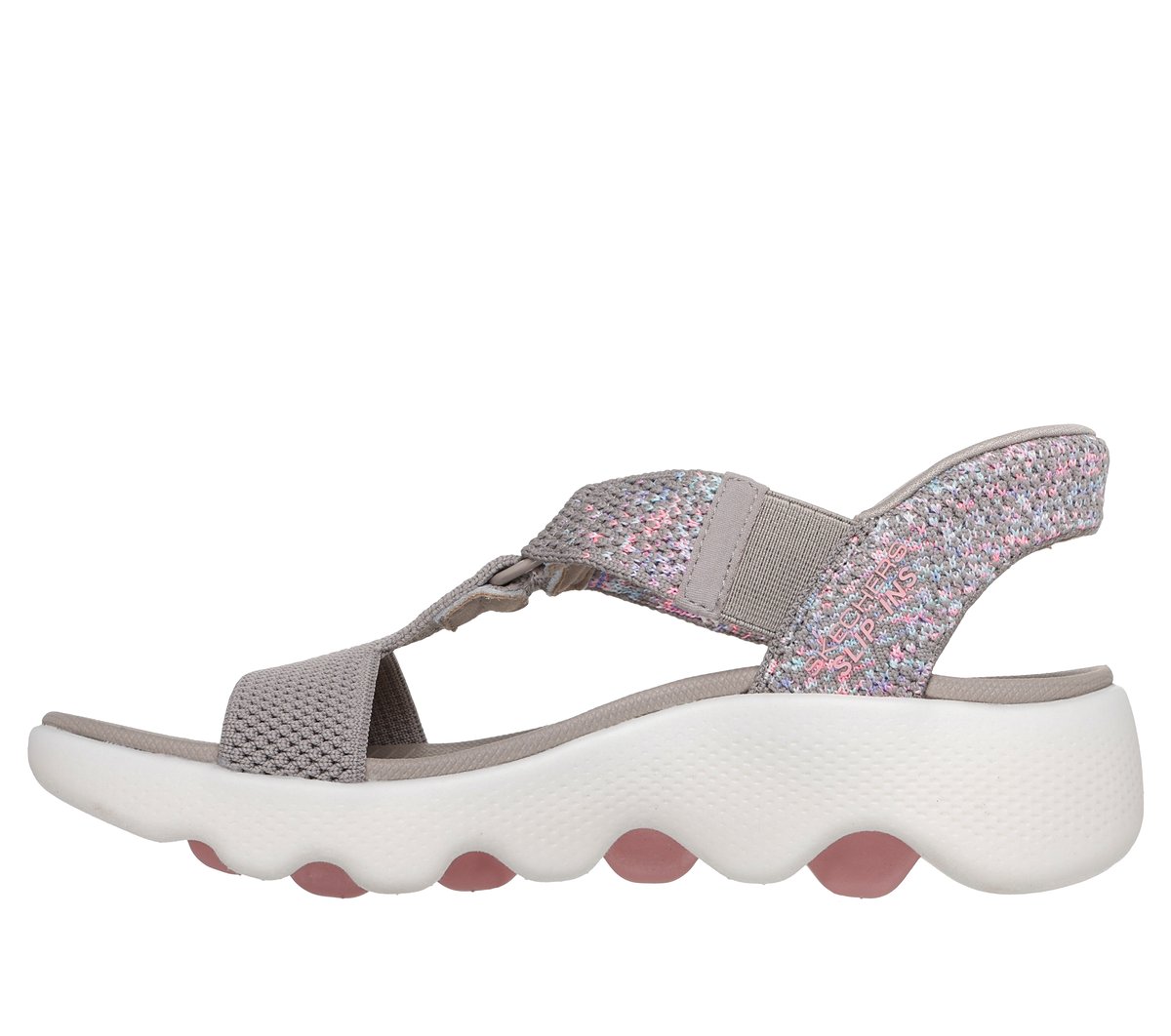 Slip-ins: GO WALK Massage Fit Sandal - Confetti Sky Women Skechers discount