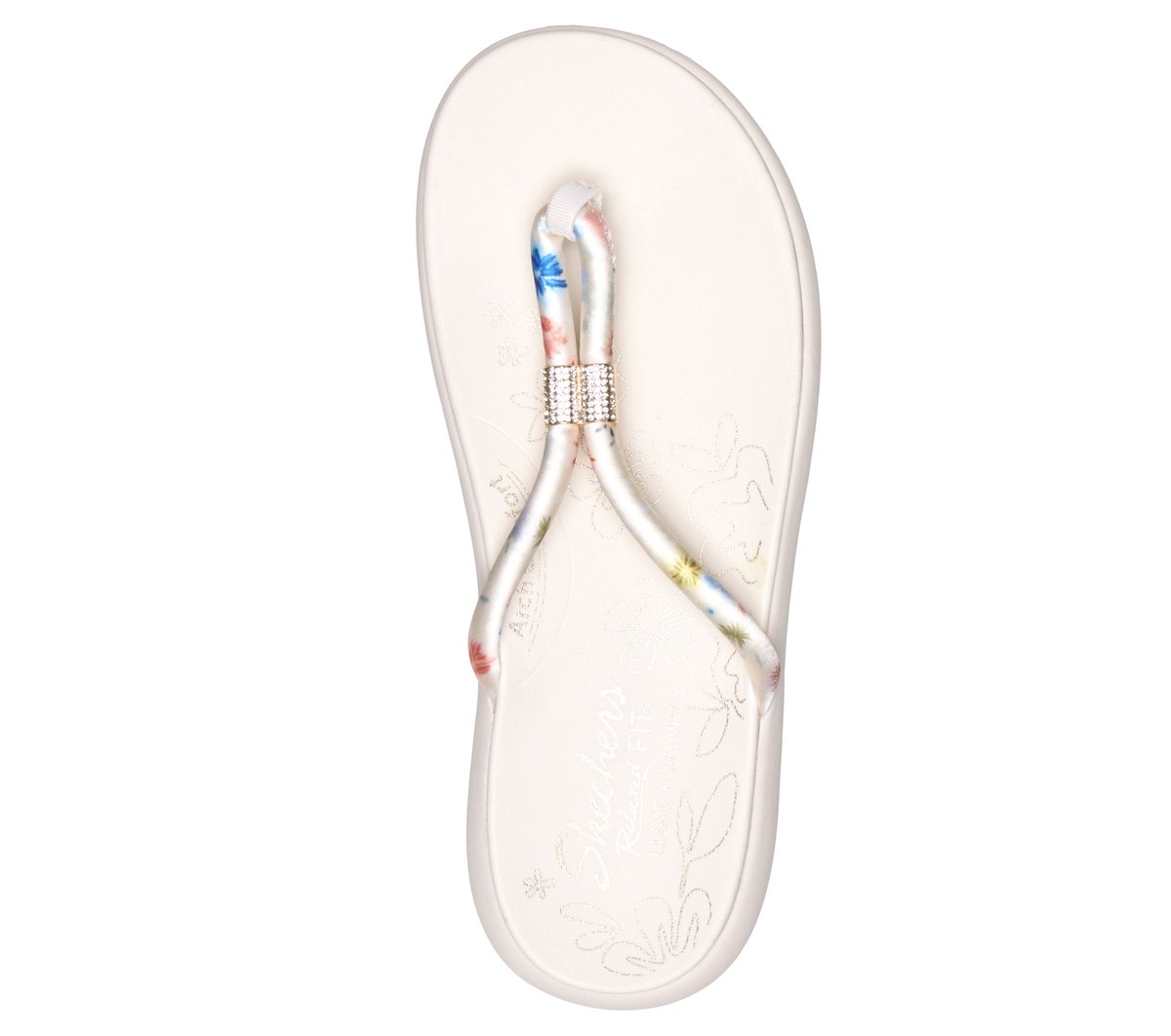 Slide-Ups Relaxed Fit: Asana Luxe - Vibrant Beauty Women Skechers discount