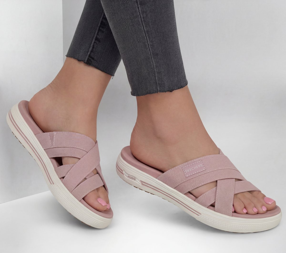 Arch Fit Arcade Sandal - Daylily Women Skechers sale