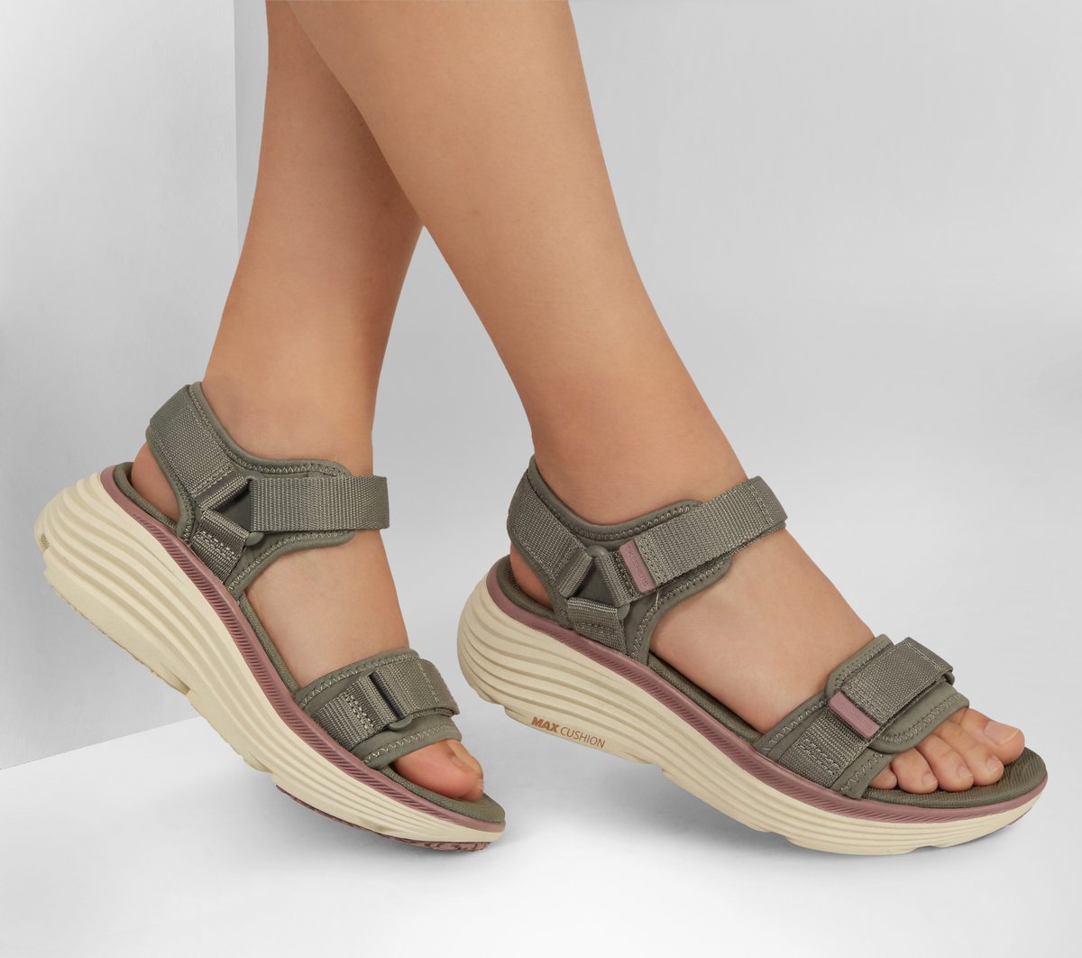 Max Cushioning Endeavour Sandal - Miranda Women Skechers for sale