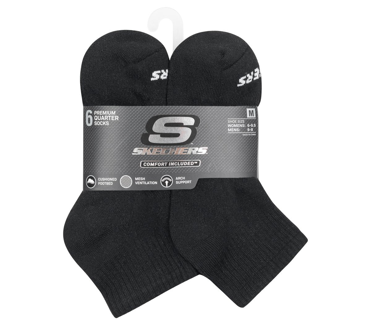 6 Pack Core Quarter Medium Socks Women Skechers sale