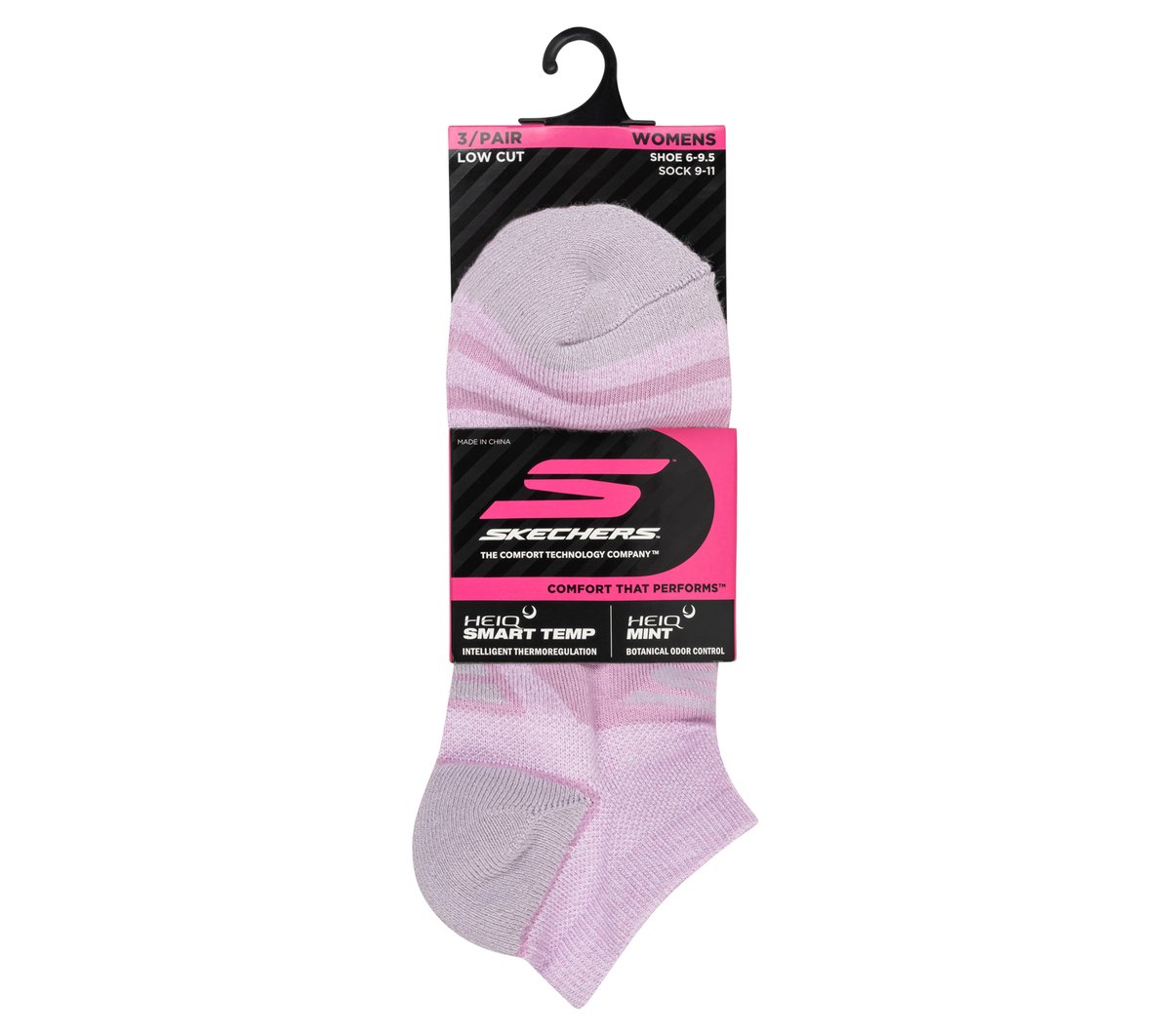 3 Pack Women's Performance Low Cut Running Socks Women Skechers on sale