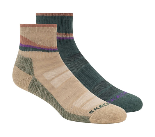 2 Pack Women's Trail Quarter Socks Women Skechers us