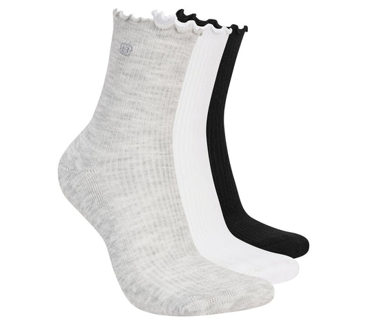 3 Pack Women's Ankle Lettuce Socks Women Skechers outlet