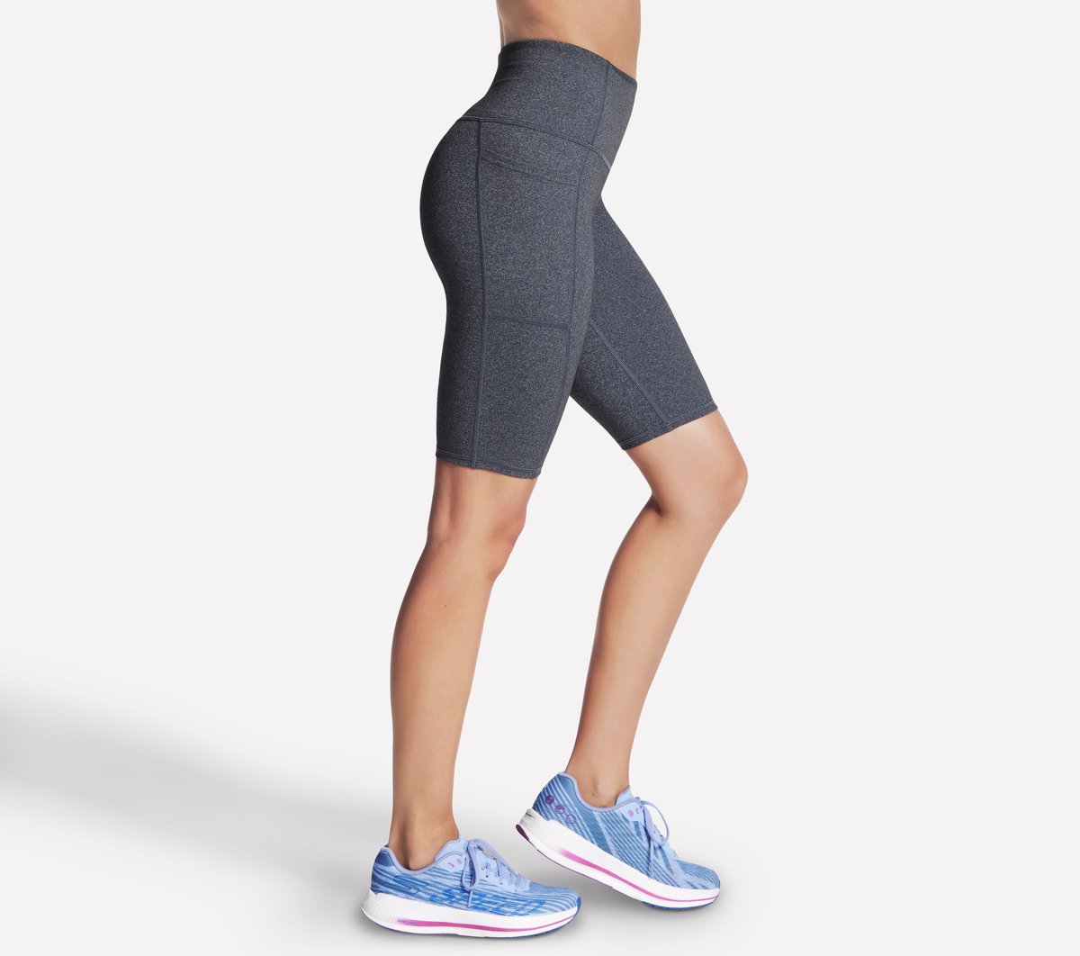 GO WALK High Waisted 10 Inch Bike Short Women Skechers us