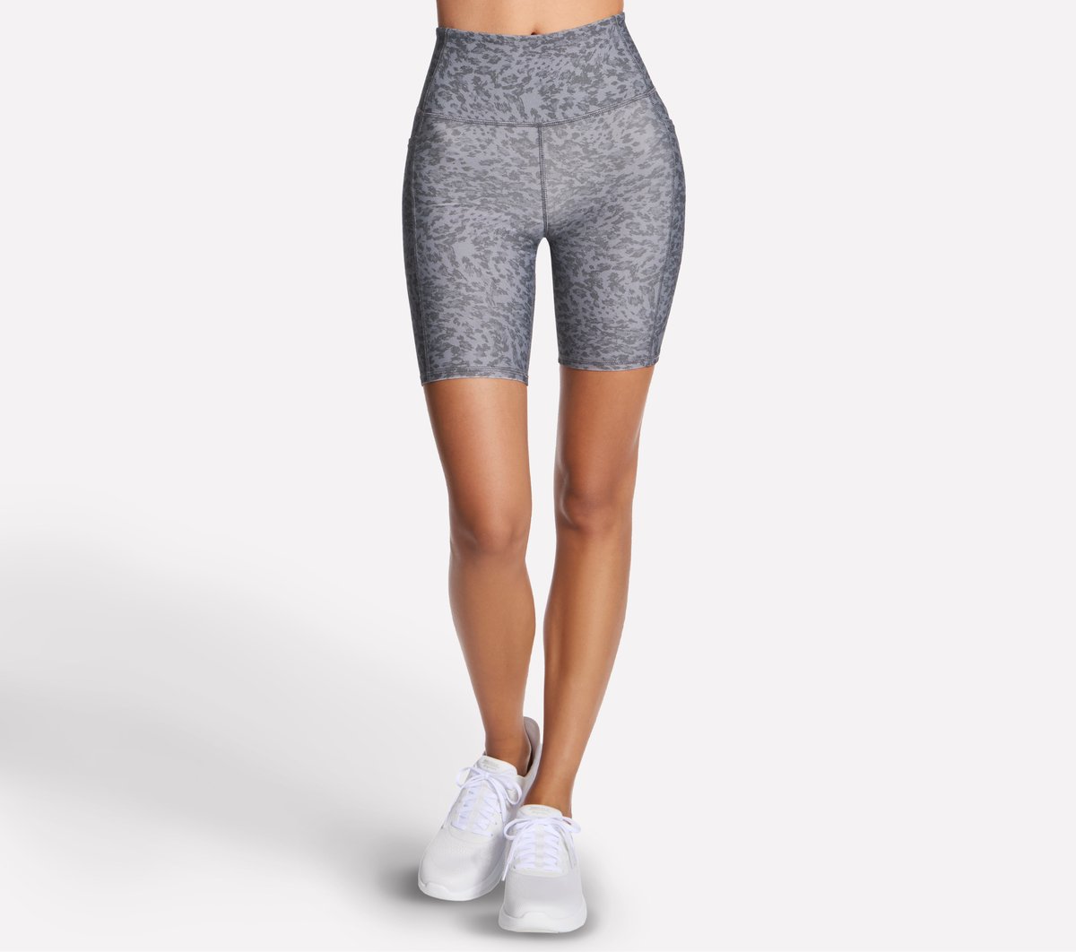 GO FLEX Printed High Waisted 8 Inch Bike Short Women Skechers on sale