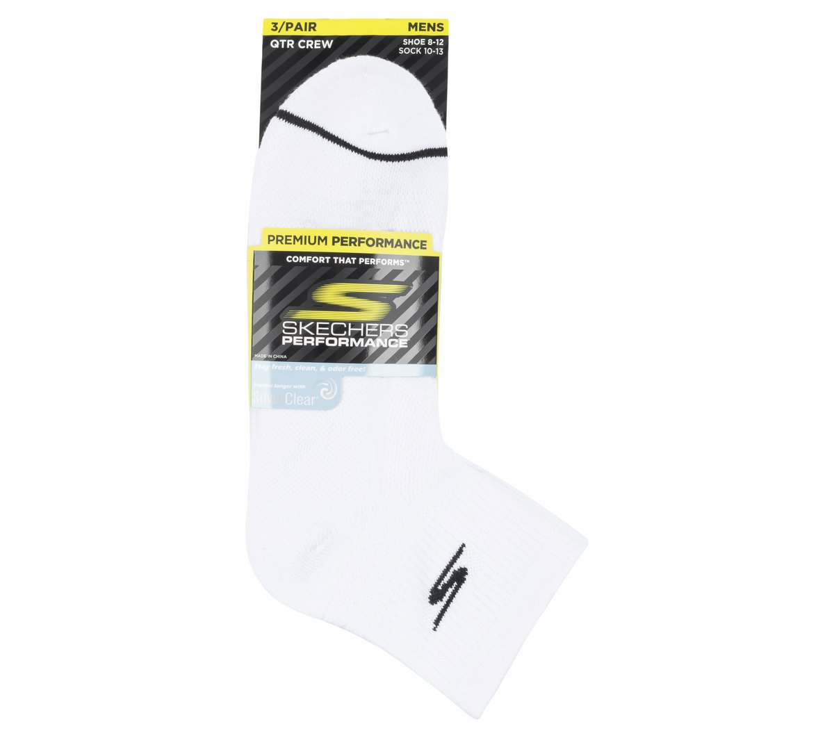 Quarter Premium Basic Socks - 3 Pack Men Skechers on sale