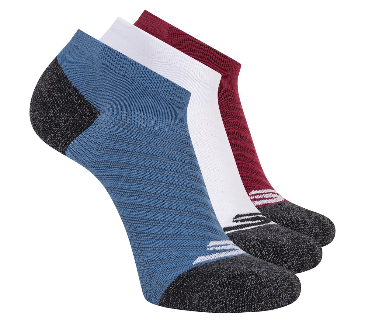 3 Pack Men's Terry Low Cut Socks Men Skechers on sale