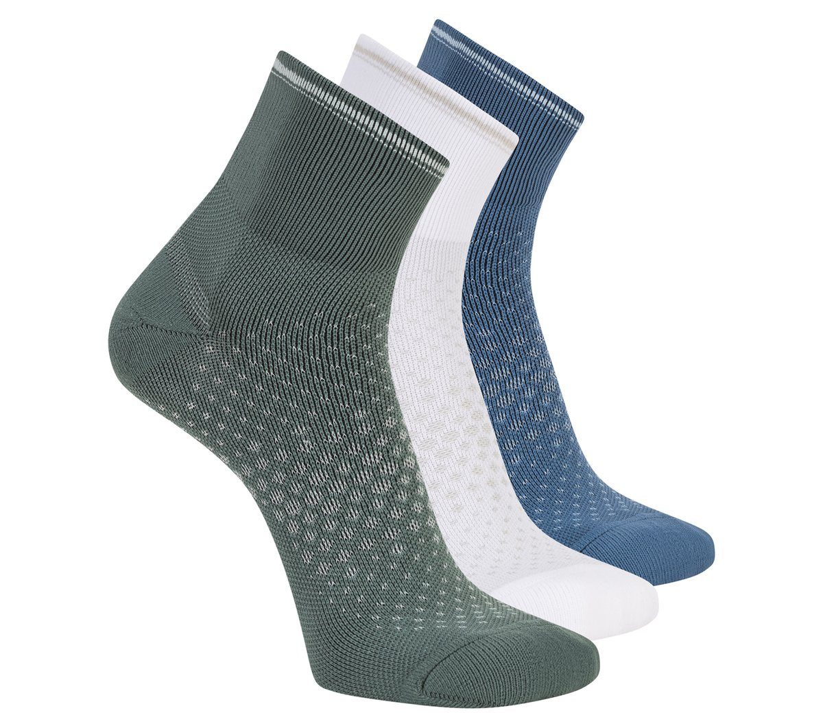 3 Pack Men's Performance Running Quarter Socks Men Skechers discount