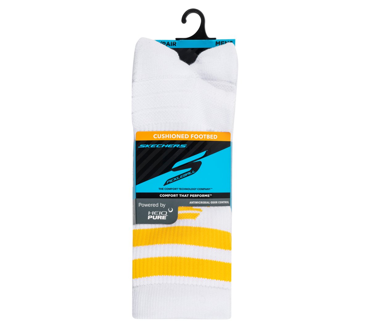 3 Pack Men's Performance Pickleball Crew Socks Men Skechers outlet
