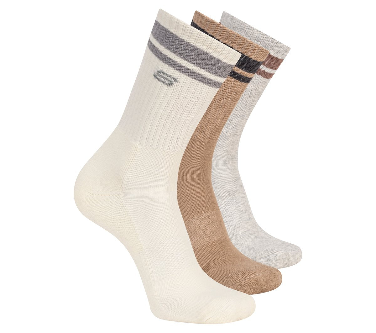 3 Pack Men's Lifestyle Crew Socks Men Skechers for sale