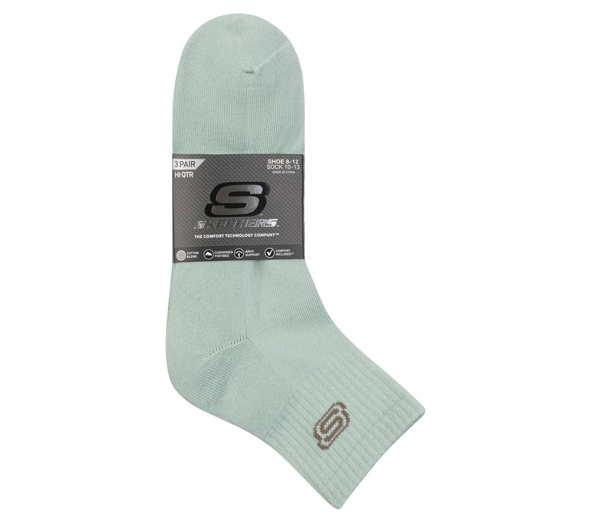 3 Pack Men's Lifestyle Quarter Socks Men Skechers outlet