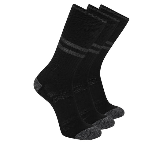 3 Pack Men's Reflective Performance Crew Socks Men Skechers us