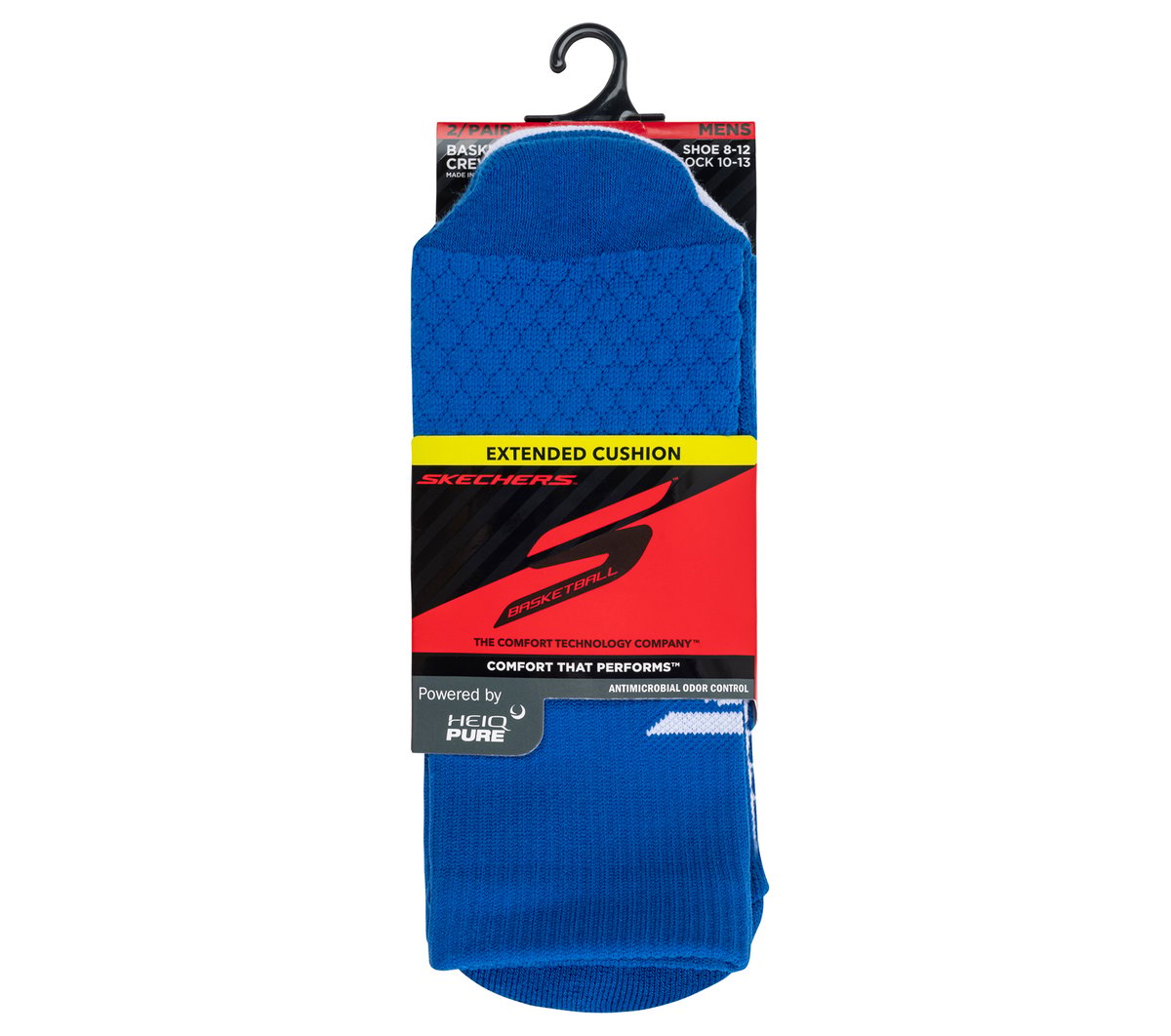 2 Pack Performance Basketball Crew Socks Men Skechers sale